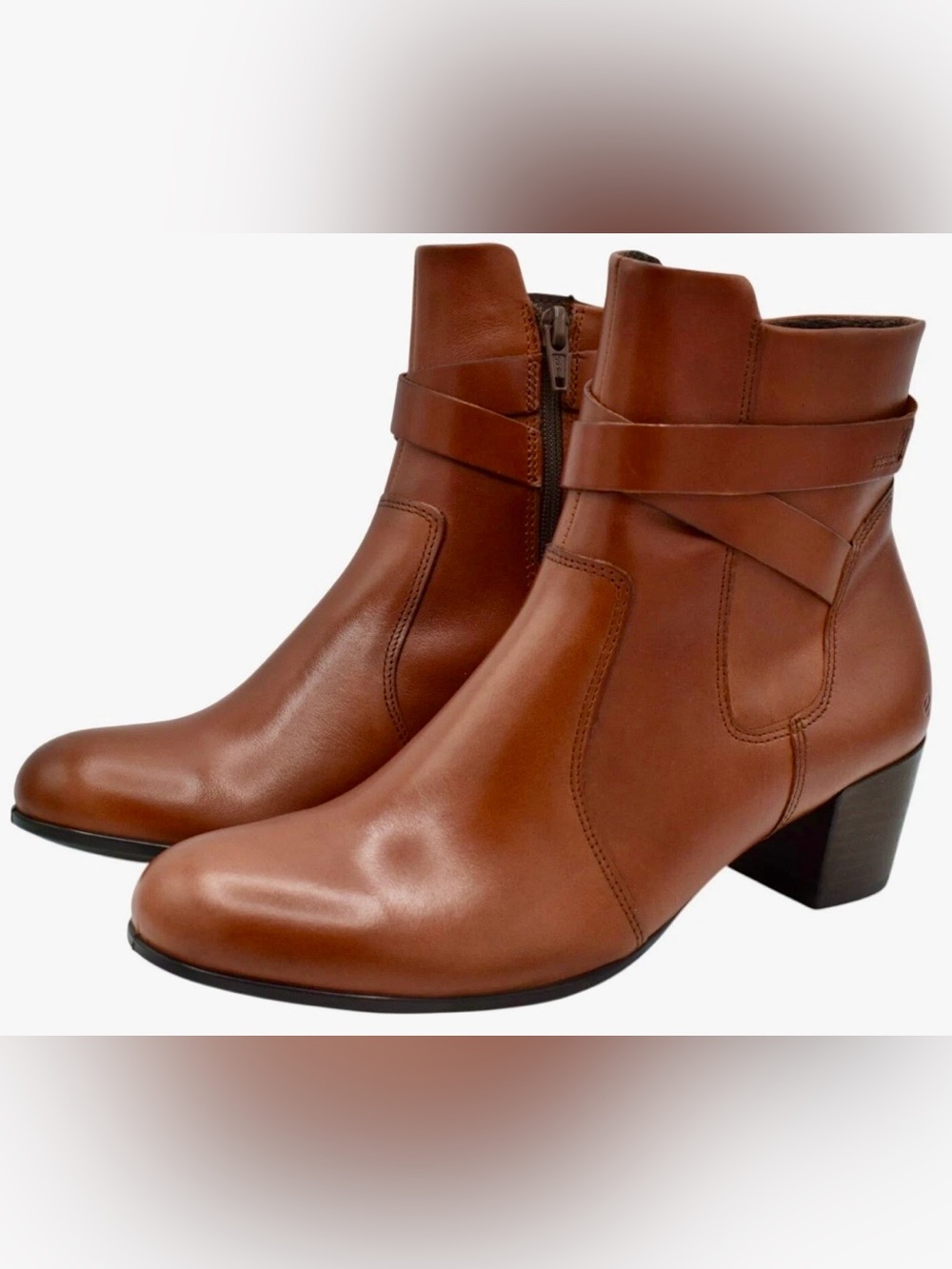 Brand New ECCO EU 39 US 8-8.5 Shape M35 Ankle Leather Ankle Boots Retail $150